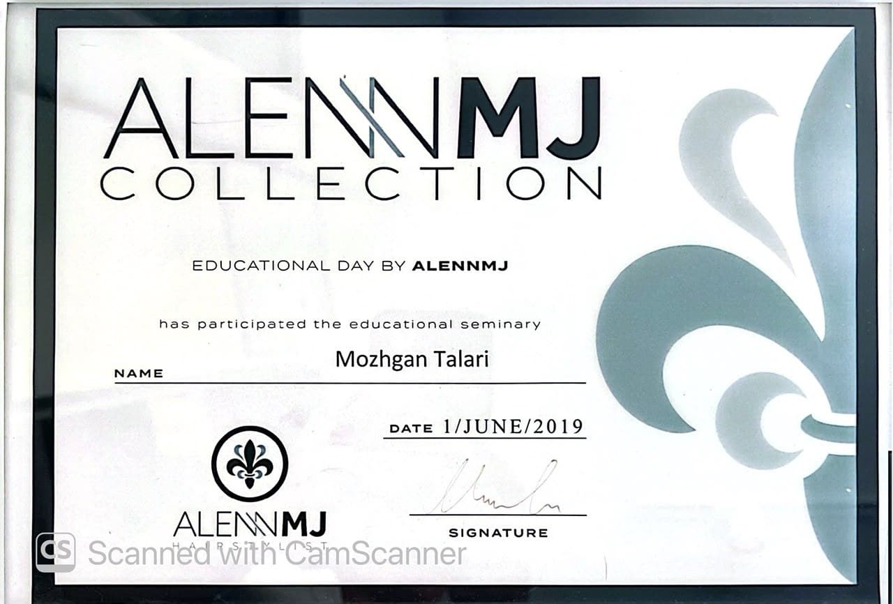 مدرک بین‌المللی Hair Color — AlennMJ Collection — استانبول